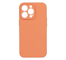 Чохол Silicone Case Full Camera no logo для iPhone 13 Pro Max М'ята упаковка Колір 27, Peach з гравіюванням 2020000389293