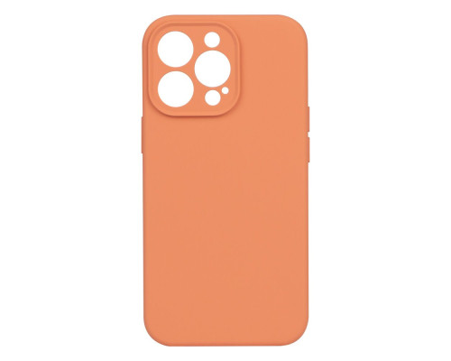 Чохол Silicone Case Full Camera no logo для iPhone 13 Pro Max М'ята упаковка Колір 27, Peach з гравіюванням 2020000389293