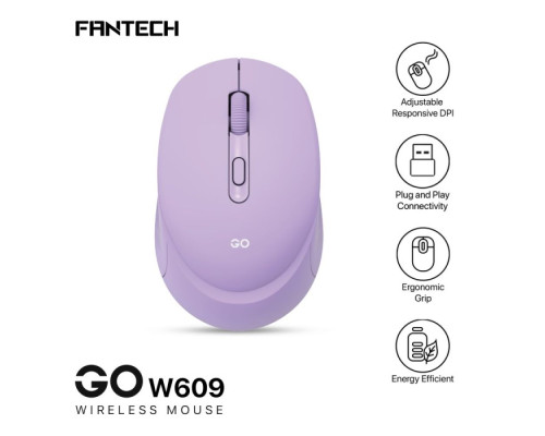 Бездротова Миша Fantech GO W609 Колір Фіолетовий 6972661280340