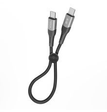 Кабель USB Ridea RC-US42 UltraStrong Type-C to Type-C 60W 0.25m Колір Чорний 6908014900108