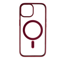 Чохол NEW TPU Color with Magsafe для iPhone 15 Колір 01, Red 2020000391159