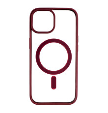 Чохол NEW TPU Color with Magsafe для iPhone 15 Колір 01, Red 2020000391159