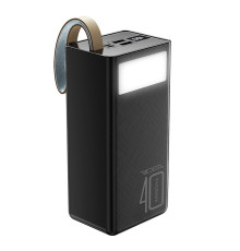 Універсальна Мобільна Батарея Power Bank Ridea RP-D40L+ Phoenix40+ PD/QC 3.0 20W digital display + lamp 40000 mAh Колір Чорний 6902013355044 ma35093_3344935