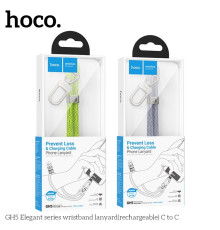 Кабель USB Hoco GH5 Type-C to Type-C 60W 0.22m Колір Синiй 6942007630962 ma35342_3345833