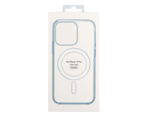 Чохол TPU Clear Case with Magsafe для iPhone 16 Pro Колір Прозорий 2020000412618