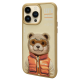 Чохол TPU+PC Nimmy 3D with Metal Buttons для iPhone 16 Pro Max Колір Bear Grey 6971080319501