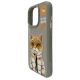 Чохол TPU+PC Nimmy 3D with Metal Buttons для iPhone 16 Pro Max Колір Bear Grey 6971080319501