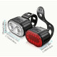 Велоліхтар 078 2LED IPX4 Waterproof 6 Modes Колір Чорний 2020000452232 ma36325_3607318