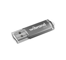 USB флеш-накопичувач Wibrand 32gb Cougar Колір Срібло 4820124240849