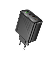 Мережевий Зарядний Пристрій Hoco CS27A 3USB-C/1USB PD/QC 67W Колір Чорний 6942007639835