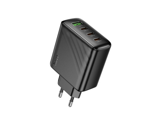 Мережевий Зарядний Пристрій Hoco CS27A 3USB-C/1USB PD/QC 67W Колір Чорний 6942007639835