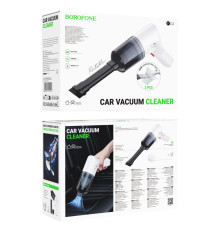 Автомобільний Пилосос Borofone FC4 60W/4000mAh Колір Бiлий 6941991119101