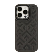 Чохол Kajsa Briquette Collection Rhombus для iPhone 14 Pro Max Колір Black 4894505118843