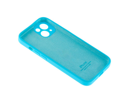 Чохол Silicone Case Full Size with Frame для iPhone 13 Колір 21.Sea Blue 2020000461173 ma31932_3610986