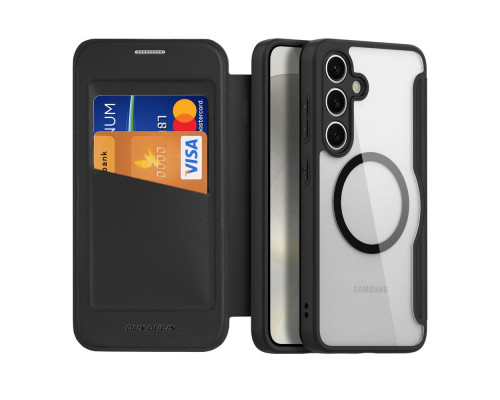 Чохол-книжка Dux Ducis Skin X Pro with MagSafe для Samsung S24+ 5G (S926) Колір Black 3954983021651