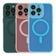 Чохол TPU+PC Magnetic Matte Camera Lens with Magsafe для iPhone 14 Колір Dark Green 2020000437895