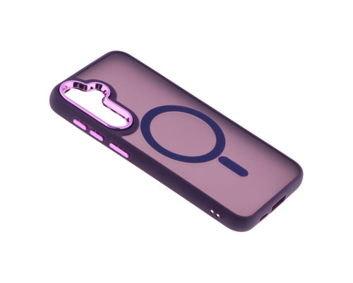 Чохол TPU+PC Space Magnetic Color with Magsafe для Samsung Galaxy S23 FE 5G (S711) Колір Dark Purple 2020000437062