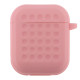 Футляр Silicone Fashion Case with Hook для Airpods 1/2 Колір Red 2020000441793 ma35263_3345613