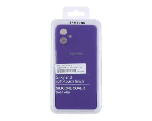 Чохол Liquid Silicone (AA) Full Camera для Samsung Galaxy A06 (A065) Колір 19.Pink Sand 2020000440093 ma35895_3605598