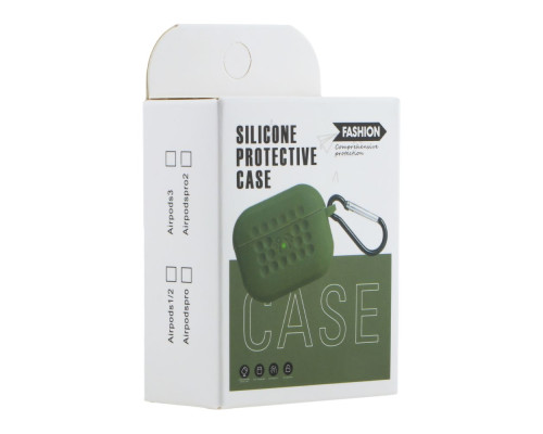 Футляр Silicone Fashion Case with Hook для Airpods Pro Колір Navy blue 2020000441755 ma35265_3345623