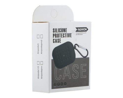 Футляр Silicone Fashion Case with Hook для Airpods Pro Колір Navy blue 2020000441755 ma35265_3345623