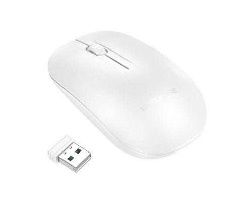 Бездротова Миша Borofone BG14 Planet 2.4G + Bluetooth Колір Білий 6941991113383 ma35460_3609260