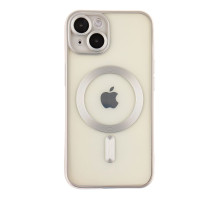 Чохол TPU Metallic Chrome Full Camera with Magsafe для iPhone 16 Chrome Silver ma36189_3606934 2020000451389