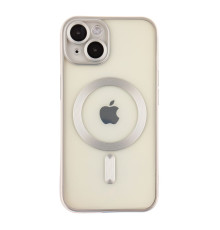 Чохол TPU Metallic Chrome Full Camera with Magsafe для iPhone 16 Колір Chrome Silver 2020000451389 ma36189_3606934