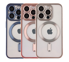 Чохол TPU Metallic Chrome Full Camera with Magsafe для iPhone 16 Pro Max Chrome Black ma36191_3606944 2020000451235