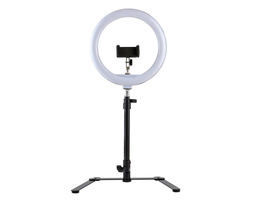 Лампа Кільцева 26 см для Предметної зйомки Колір Чорний 2020000439509