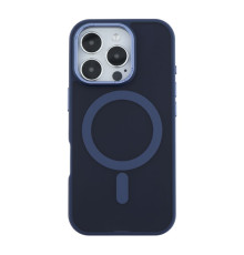 Чохол TPU+PC Goldencis Matte with MagSafe для iPhone 16 Pro Max Колір Dark Blue 2020000444749 ma34880_3343983