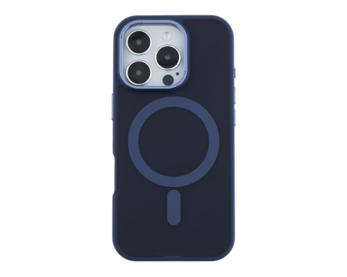 Чохол TPU+PC Goldencis Matte with MagSafe для iPhone 16 Pro Max Колір Dark Blue 2020000444749 ma34880_3343983