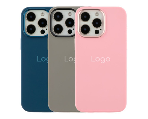 Чохол Silicone Case Metal Buttons (AA) для iPhone 16 Pro Колір Rose Powder 2020000452492 ma36098_3606682