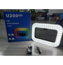 Студійна LED Лампа RGB U200 8000mAh Колір Чорний 2020000480884 ma37531_3663137