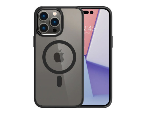 Чохол TPU+PC Spigen Ultra Hybrid with Magsafe для iPhone 14 Pro Колір Black 2020000461043 ma34287_3605923