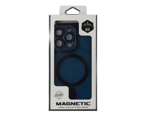 Чохол TPU+PC Magnetic Matte Camera Lens with Magsafe для iPhone 16 Pro Колір Purple 2020000470496 ma36193_3606965