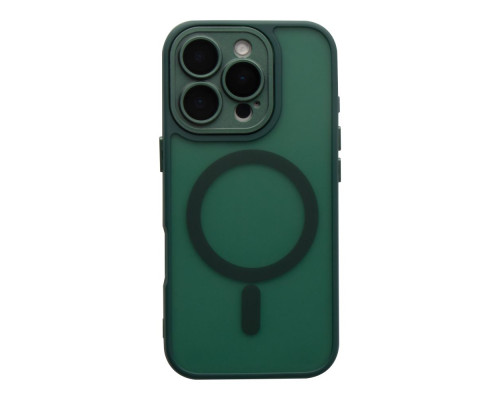 Чохол TPU+PC Magnetic Matte Camera Lens with Magsafe для iPhone 16 Pro Колір Purple 2020000470496 ma36193_3606965