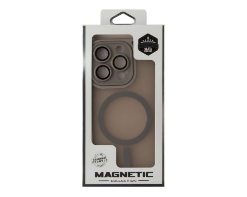 Чохол TPU+PC Magnetic Matte Camera Lens with Magsafe для iPhone 16 Pro Колір Purple 2020000470496 ma36193_3606965