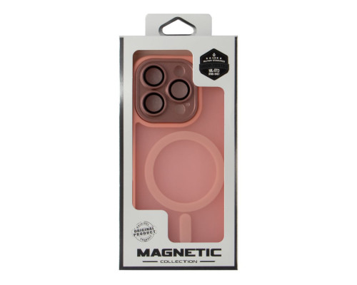 Чохол TPU+PC Magnetic Matte Camera Lens with Magsafe для iPhone 16 Pro Колір Purple 2020000470496 ma36193_3606965