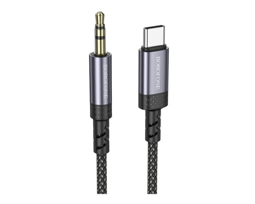 Кабель Aux Borofone BL24 Type-C Колір Сiрий 6941991118982 ma36881_3609467