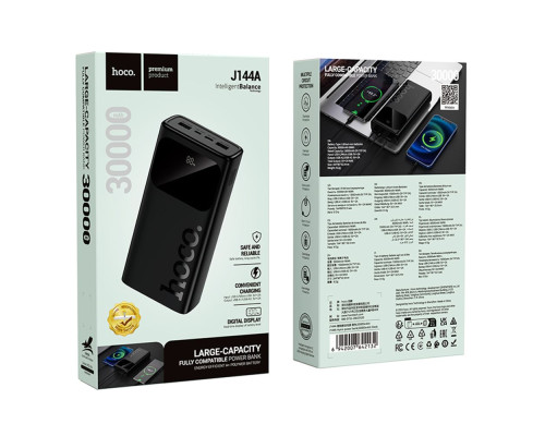 Універсальна Мобільна Батарея Power Bank Hoco J144 Hymn 15000 mAh Колір Чорний 6942007642118 ma36623_3608744