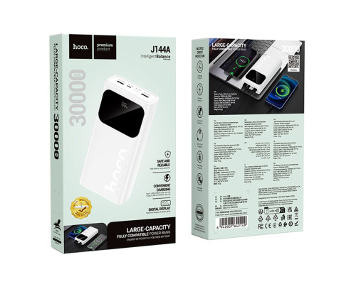 Універсальна Мобільна Батарея Power Bank Hoco J144 Hymn 15000 mAh Колір Чорний 6942007642118 ma36623_3608744