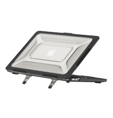 Накладка TPU+PC Hex Shield for MacBook Pro 13" 2018/2020/2022 （A2338/A2289/A2251/A1989) Колір Black 2020000472896 ma36652_3608805