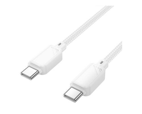 Кабель USB Hoco X113 Type-C to Type-C 60W Колір Бiлий 6942007646215 ma36775_3609172