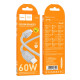 Кабель USB Hoco X113 Type-C to Type-C 60W Колір Бiлий 6942007646215 ma36775_3609172