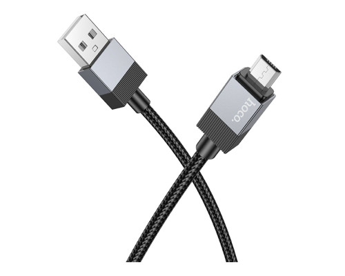 Кабель USB Hoco X110 Micro 2.4A Колір Чорний 6942007646789 ma36889_3609475