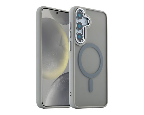 Чохол TPU+PC Space Magnetic Color with Magsafe для Samsung Galaxy S25 5G (S931) Колір Black 2020000467588 ma36451_3608220