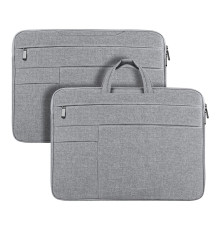 Сумка для ноутбука Dux Ducis LBTD Multi-Pocket Handbag for 15.5"-16" Колір Light Grey 6934913008102 ma36871_3609441