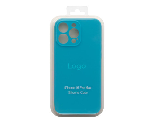 Чохол Silicone Case Full Size with Frame для iPhone 16 Pro Max Колір 21.Sea Blue 2020000480402 ma35902_3611000