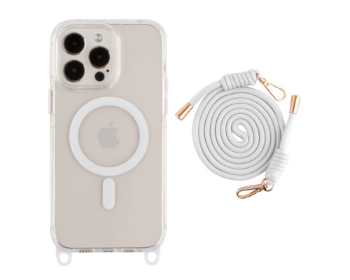 Чохол TPU+PC LanyardCase with MagSafe для iPhone 15 Pro Max Колір Desert Gold 2020000477068 ma37095_3610334